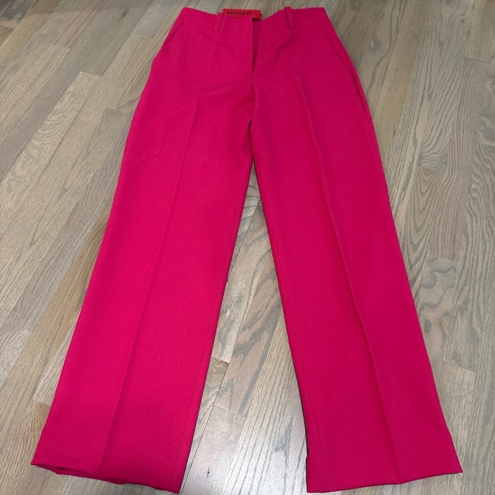 NWT Hugo wide leg trousers. Size 6 - Picture 3 of 10